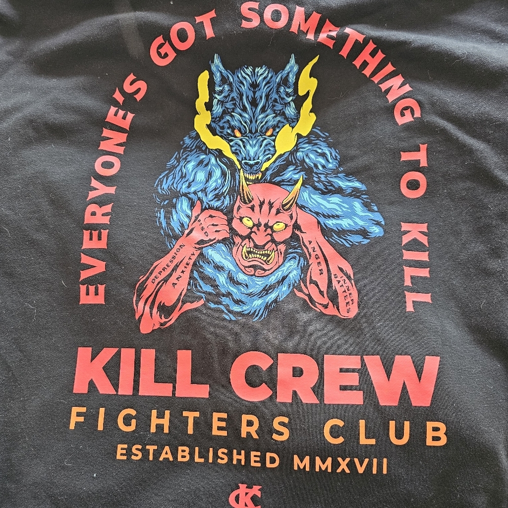 Kill Crew Black and Red Graphic Hoodie